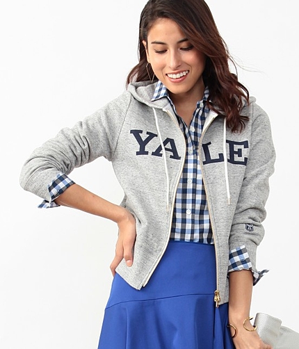 【GINGER6月号掲載】 YALEコラボジップパーカー