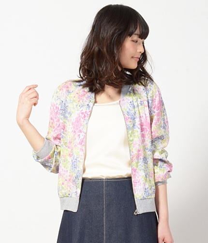 【LIBERTY ART FABRICS】ストレッチブルゾン