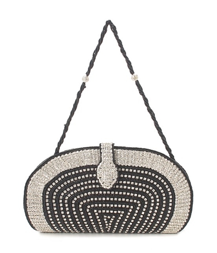 【NATRAJ】ラウンドクラッチバッグ