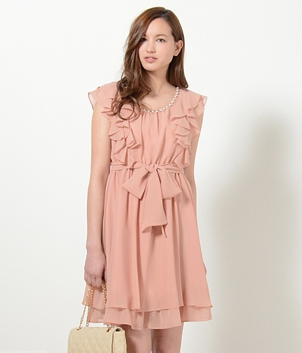 【今だけ!セールOFF率からさらに10%OFF】 【with6月号掲載】 ジョーゼットフリルワンピース