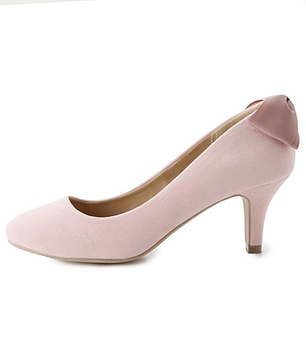 バックリボンパンプス