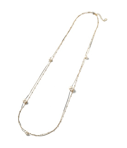 ランダムシュリンクパールネックレス