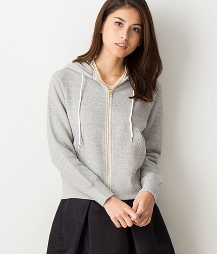 【mina1月号掲載】 【ETERNEL/エターナル】裏起毛裏毛パーカー