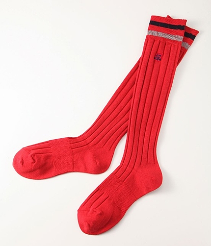 ライン入りリブソックス