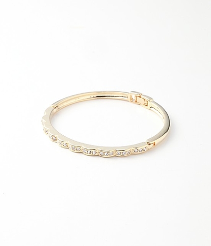 ラインストーンデザインブレスレット