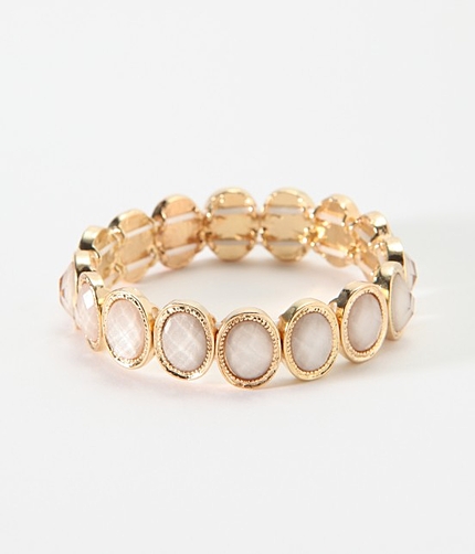 オーバルパーツブレスレット