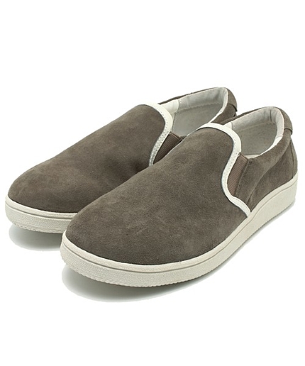 スエードスリッポン