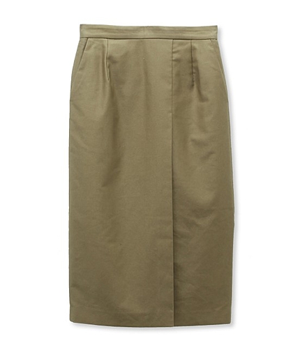 モールスキンタイトスリットスカート