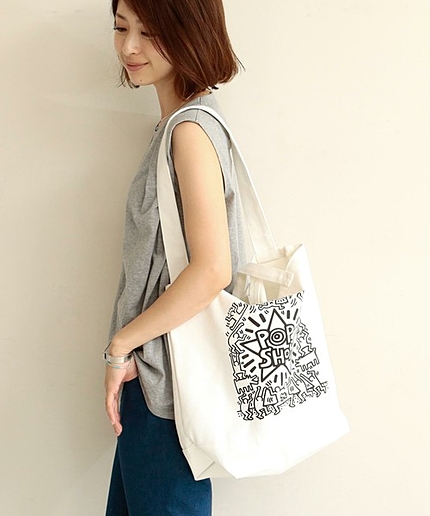 BY∵ Keith Haring別注 キャンバス2WAYトート