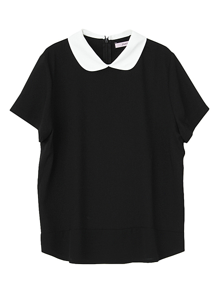 衿付T ブラウス