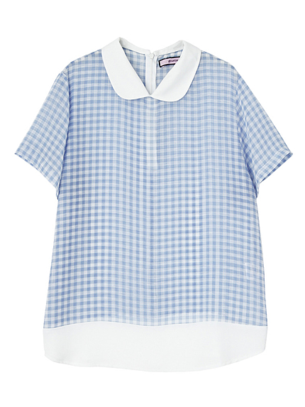 衿付T ブラウス