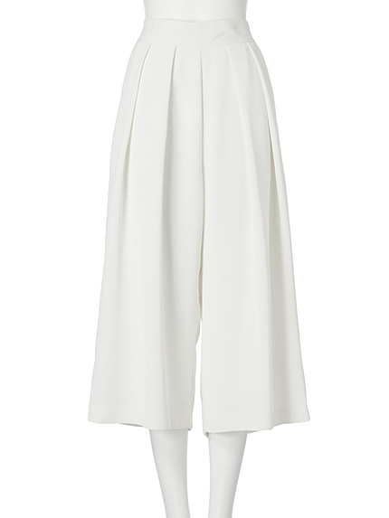 タックワイドリラックスパンツ(無地)