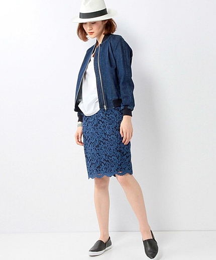 UAW C デニム ブルゾン¶