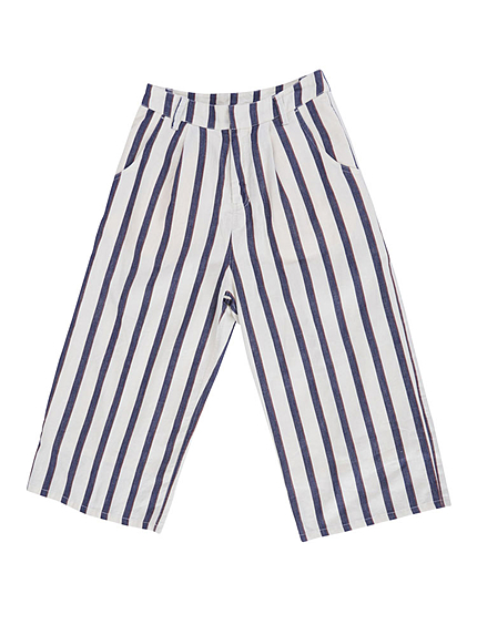 マルチストライプハーフパンツ