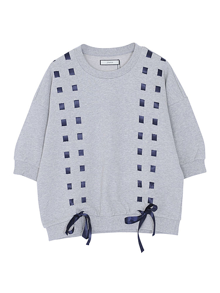 サイドレースアッププルオーバー