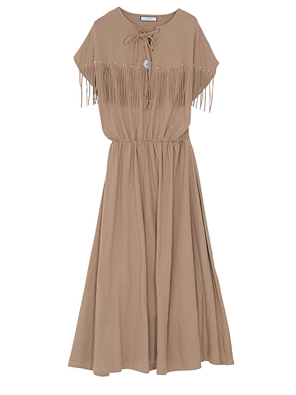 コンチョフリンジワンピース