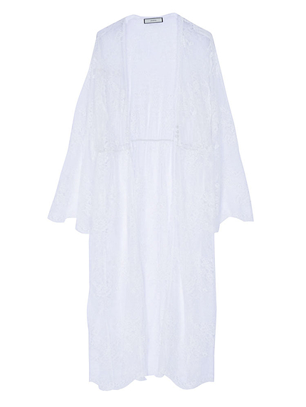 ケミカルレースガウン