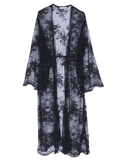 ケミカルレースガウン