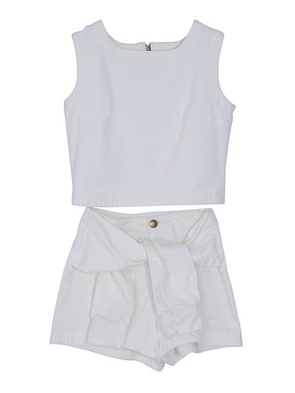 【R】ノースリデニムSET UP