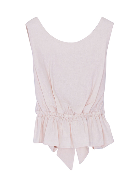 【dazzlin】バックリボンブラウス