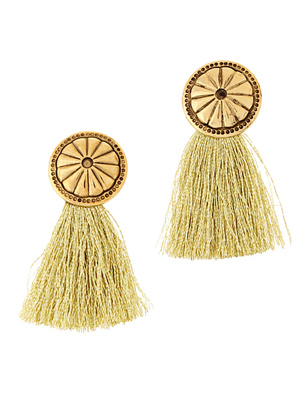 フリンジモチーフピアス