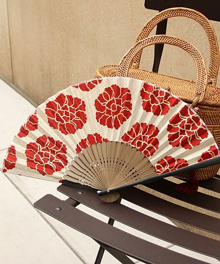 Kaguwa 扇子 牡丹