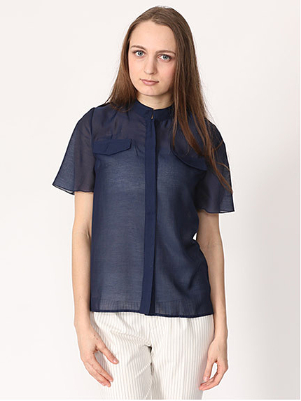 ミリタリーシアーブラウス