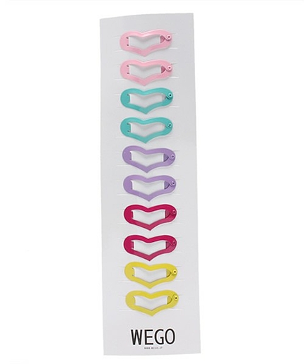 WEGO/カラーハートピン