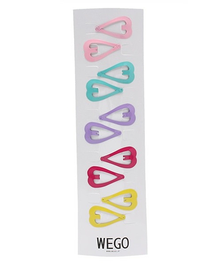 WEGO/カラーハートピン