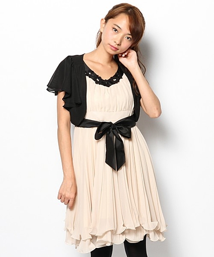 フラワーポイントドレスｗｉｔｈボレロ