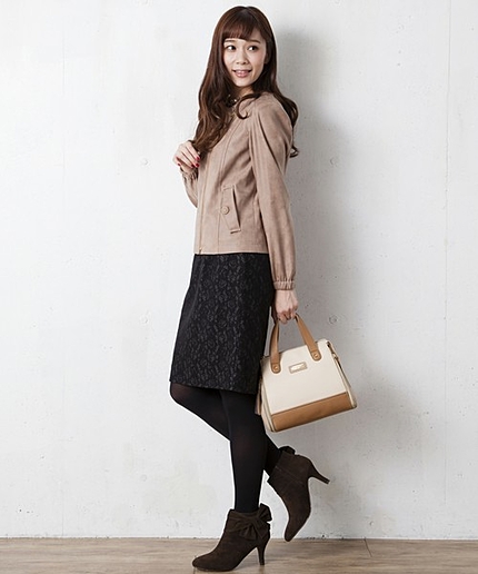 ライトフェイクレザージャケット