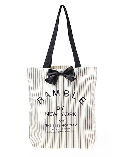 リボン付トート／BAG