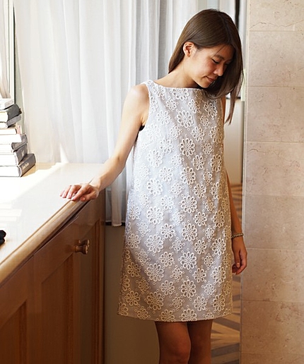 【WEB限定】 ○JOC オーガンジーレース カサネ ボートネック ワンピース / 二次会 / パーティー / 結婚式ワンピ / 結婚式 ワンピース / オケージョン / フォーマル