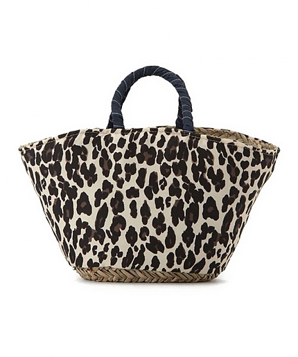 スパンコール＆ガラ カゴバッグ