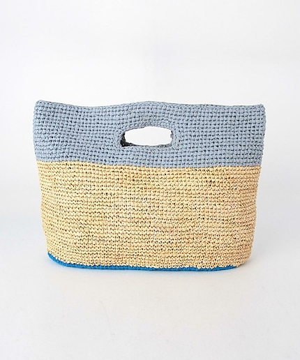 ＜中川政七商店＞ 布編み×ラフィア バッグ