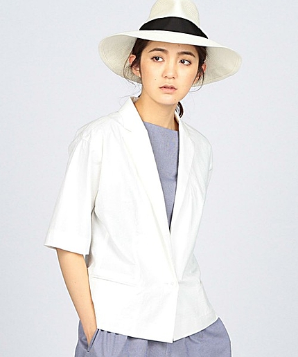 ENR シアサッカー1Bショートスリーブジャケット