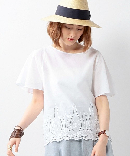 UAW C フレアスリーブ ブラウス