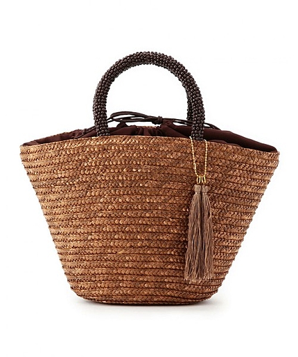 <closet story> ビーズハンドルカゴBAG ②