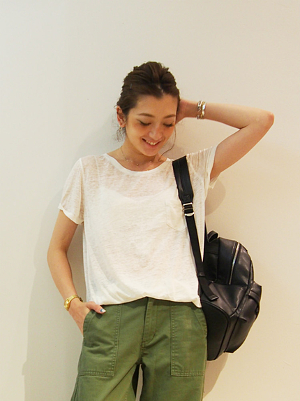 クルーネックオパールTee