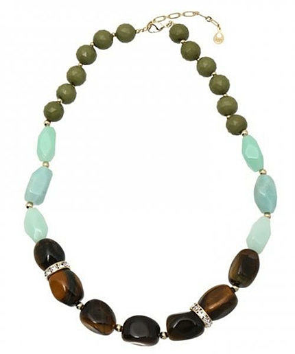 ストーンロンデルネックレス