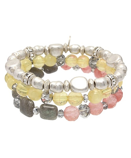 スクエアストーンブレスレッド