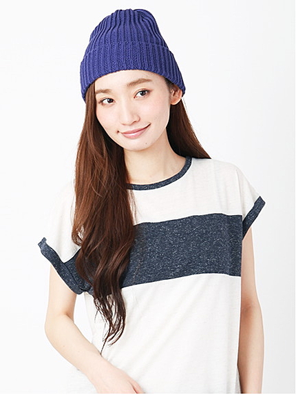 アクリルコットン ソリッドニットワッチ