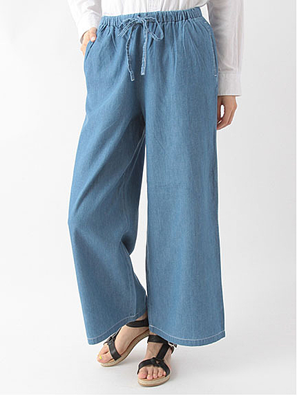 ・Nライトオンスデニムワイドパンツ