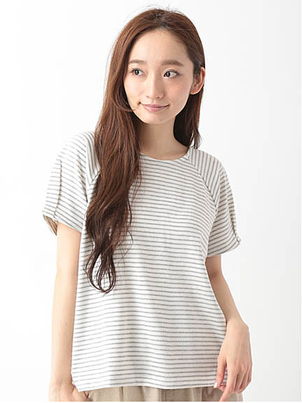 ・Uボーダーフレアプルオーバー