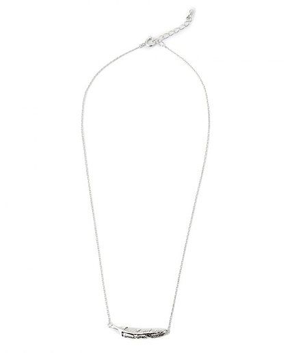 BY フェザーモチーフ ショートネックレス