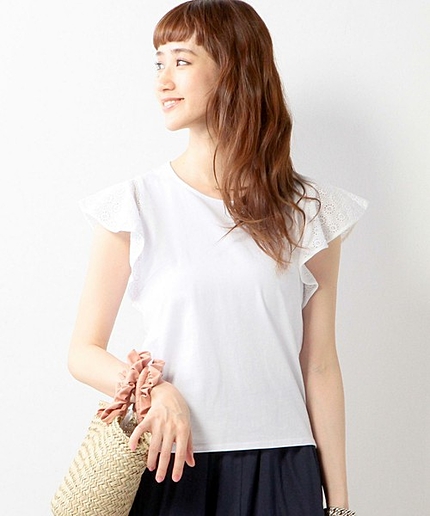 JOC C 袖レース フリル Tシャツ