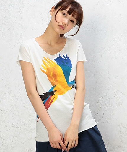 G.KERO TINTIN BIRD Tシャツ
