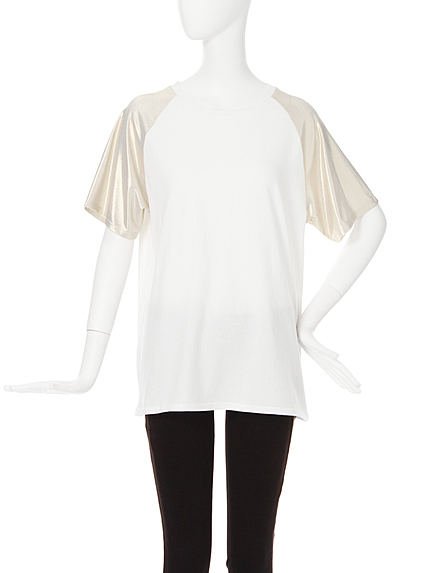 【CASUAL】異素材切替トップス