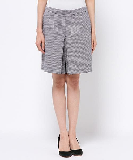 ハウンドトゥースストレッチショートパンツ