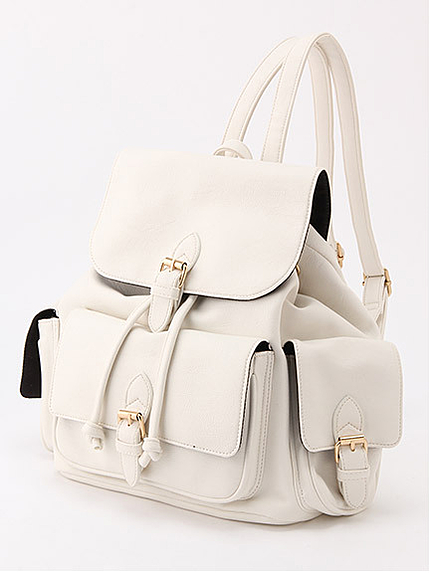 3ポケット合皮リュック